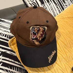 Alaska Grizzly Bear Hat Size OS